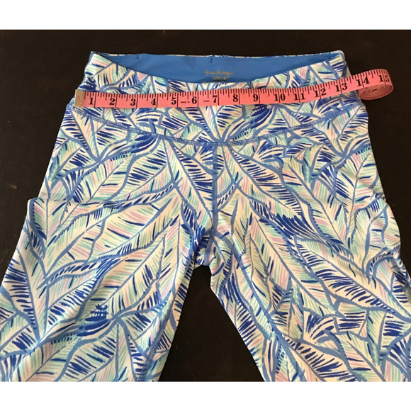 Lilly Pulitzer Luxletic UPF+50 Jolena Weekender Lets Mango Leggings - Medium - Picture 11 of 14